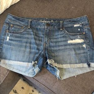 American eagle jean shorts